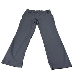 Duluth Trading Co Flex Fire Hose Relaxed Gray Work Pants Mens 40x32* Workwear